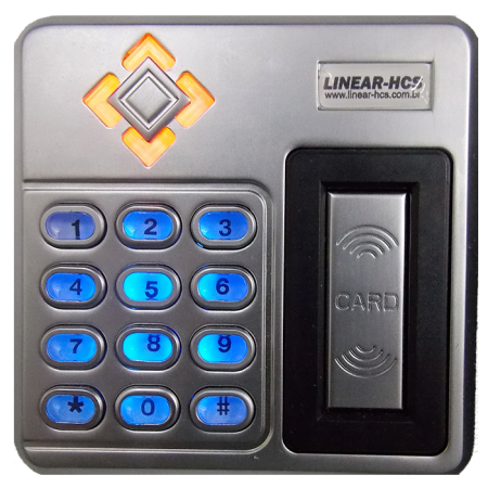 Leitor RFID com teclado externo LN 001-B - Linear